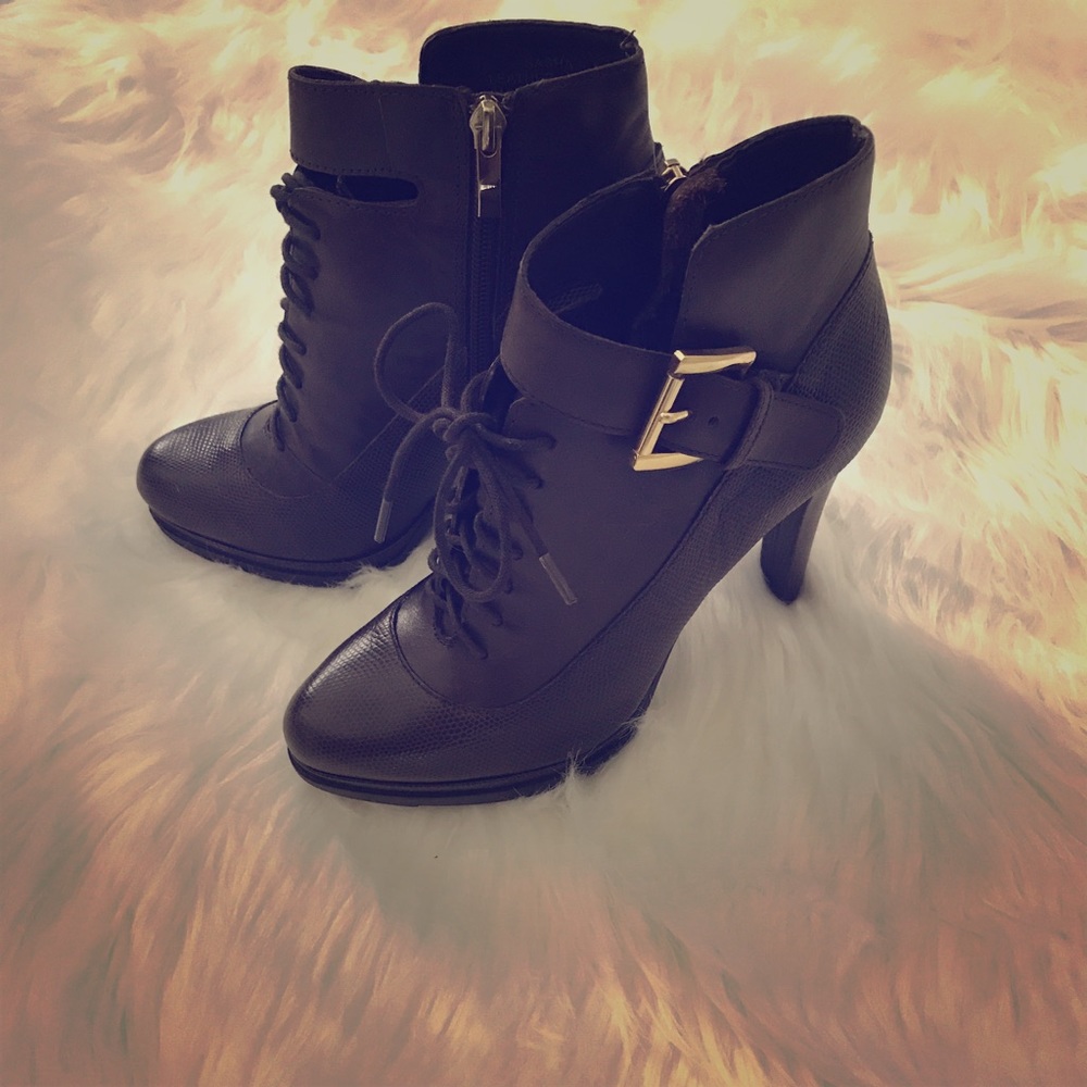 Saks Fifth Avenue Booties Boots Heels